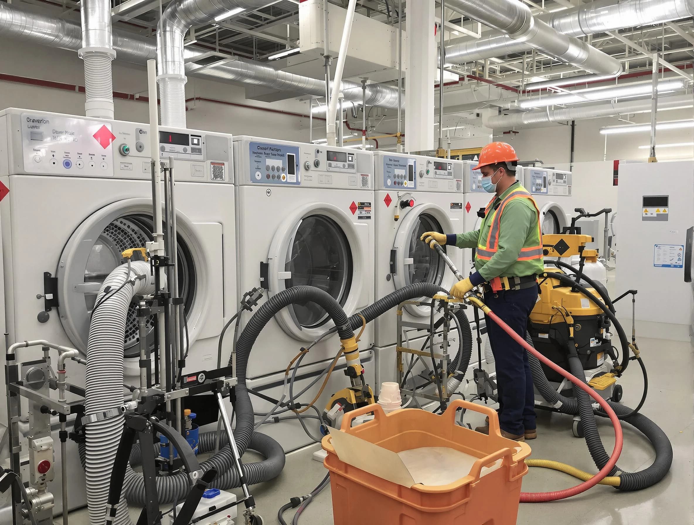 Commercial-grade dryer vent cleaning by Noble Dryer Vent Cleaning in Noble