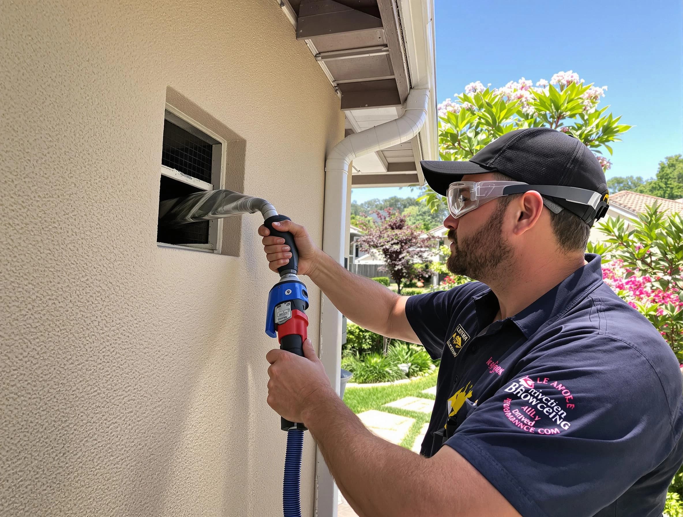 Professional dryer vent cleaning by Noble Dryer Vent Cleaning in Noble